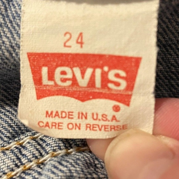 Vintage Levi’s Women White Label & Tag Jeans Size 34 x 27 MADE IN USA 80… - Picture 8 of 11